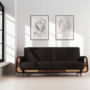 Sofa GUSTAVO 3 Personen Anthrazit