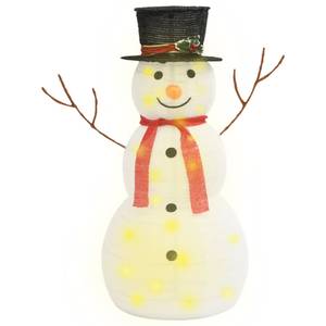 Schneemann-Figur 3010067 Weiß - Textil - 1 x 90 x 1 cm