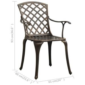 Chaise de jardin Bronze