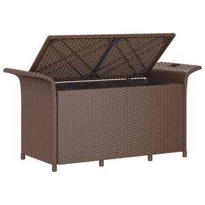 Banc de jardin 3002806 Marron - Métal - Polyrotin - 116 x 57 x 46 cm