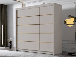 Kleiderschrank Evo VII Beige - Breite: 200 cm