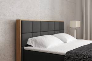 Boxspringbett LOLLY2 Schwarz - Breite: 189 cm - H3