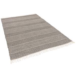 Baumwolle Kelim Teppich Sandy Stripes 160 x 230 cm