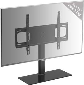 TV Standfuß Fernseh Erhöhung BTTS600 Schwarz - Metall - 66 x 67 x 25 cm