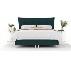 Boxspringbett Minori Grün - Breite: 160 cm