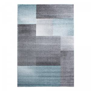 Tapis salon KARLUK 80x150 bleu Bleu - 80 x 150 cm