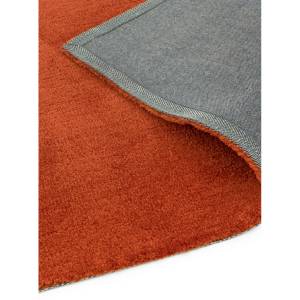 Tapis de salon moderne tissé plat LOU Orange - 200 x 290 cm