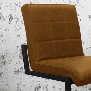 Hoxton Barhocker Industriell Cognac Rotbraun