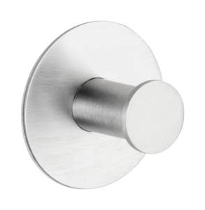 CELANO Handtuchhalter, Edelstahl, WENKO Silber - Metall - 5 x 5 x 3 cm