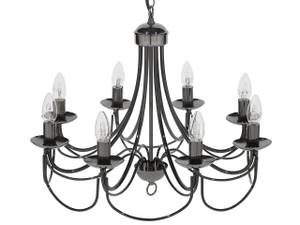 Lampe suspension TEESTA Noir - Métal - 59 x 143 x 59 cm