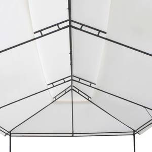 Pavillon Weiß - Metall - Textil - 600 x 270 x 600 cm