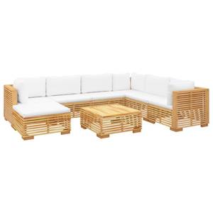 Garten-Lounge-Set 3028565-18 (8-teilig) Braun - Cremeweiß - Weiß