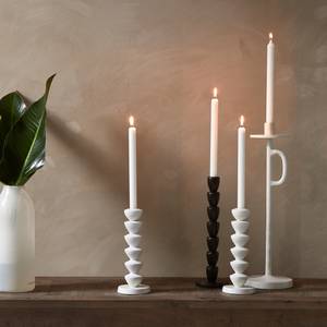 RM Handle Candle Leuchter Weiß - Metall - 13 x 53 x 15 cm