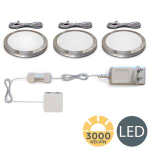 LED Unterbauleuchten 6 Stk. BKL1106 Grau - Kunststoff - 6 x 1 x 6 cm