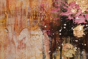 Acrylbild handgemalt Sweet as Sugar Pink - Massivholz - Textil - 80 x 120 x 4 cm