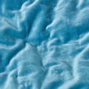Wattierte Tagesdecke aus Samt Blau - 150 x 200 cm