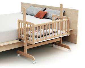 Umwandelbare Co-Sleeping-Wiege ESSENTIEL Braun