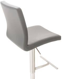 Tabouret de bar Cadiz Lot de 2 Gris - Argenté