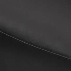 Canapé panoramique Alexa Noir Noir - Cuir véritable - 160 x 73 x 359 cm