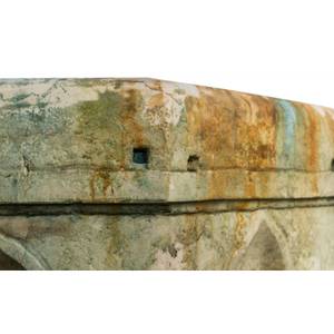 Alter Brunnen -WEISSER MARMOR VON VERONA Weiß - Naturfaser - Stein - 100 x 90 x 100 cm