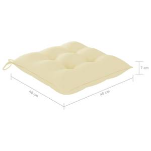 Gartenstuhl 3007931-1 (2er Set) Creme