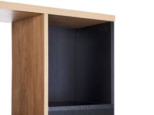 Bücherregal BANGOR Schwarz - Braun - Holzwerkstoff - 99 x 175 x 26 cm