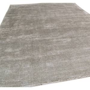 Tapis moderne tissé main OKER Argenté - 160 x 230 cm