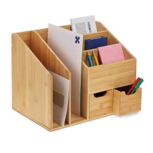 Schreibtisch-Organizer Bambus Braun - Bambus - 37 x 29 x 25 cm