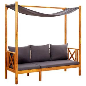 Gartenbank 3011278 Grau - Massivholz - Holzart/Dekor - 179 x 180 x 66 cm