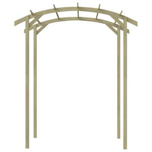 Pergola 44926 Grün - Massivholz - Holzart/Dekor - 197 x 210 x 180 cm