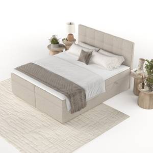 Boxspringbett Lean mit Bettkasten Beige - Breite: 160 cm