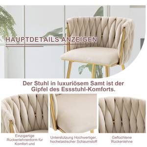 Einzelsessel Mercury Ⅴ 2er-Set Beige