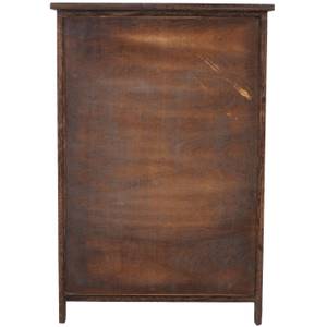 Commode D12 Marron - En partie en bois massif - 55 x 82 x 30 cm