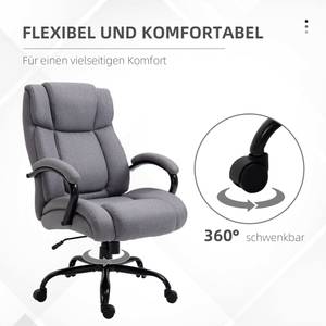 Bürostuhl ergonomisch 921-471LG Grau - Textil - 83 x 118 x 73 cm