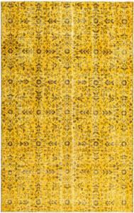 Teppich Ultra Vintage DCCXIII Gelb - Textil - 130 x 1 x 206 cm