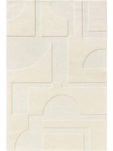 Tapis de laine Logan Blanc crème - 160 x 230 cm