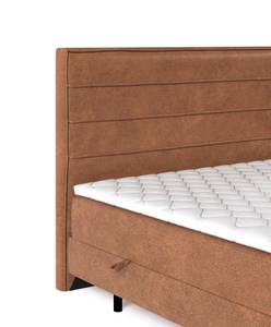 Boxspringbett Chiasso Braun - Breite: 203 cm