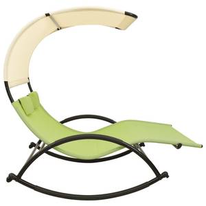 Chaise longue 3006489 Vert - Métal - 139 x 170 x 180 cm