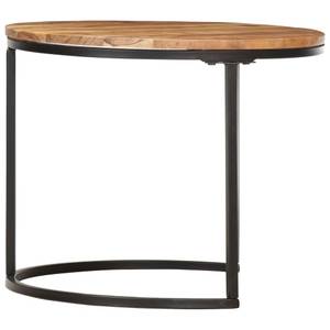 Table gigogne 286185 (lot de 3) Marron - Bois massif - Bois/Imitation - 60 x 45 x 60 cm