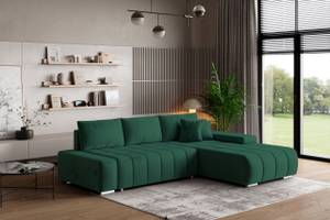 Ecksofa ALESE R-S Grün - Ecke davorstehend rechts