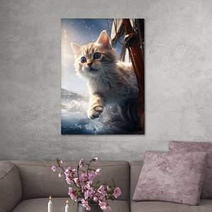 Leinwandbild Kitten Adventure II 80 x 120 cm