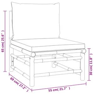 Garten-Lounge-Set 3028491-17 (8-teilig) Braun - Hellgrau