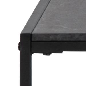 Table basse Infors Noir - En partie en bois massif - 80 x 48 x 80 cm