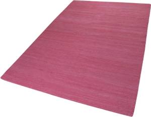Kurzflorteppich Rainbow Kelim Pink - Naturfaser - Textil - 200 x 1 x 290 cm