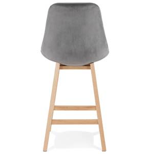 Tabouret De Bar MORISS MINI Gris - Marron