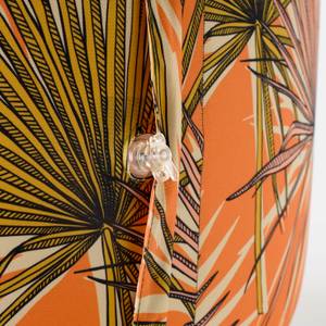 Aufblasbarer Pouf Nuno Orange - Textil - 53 x 23 x 53 cm