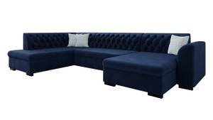 Ecksofa Gerdin Blau - Holz teilmassiv - 345 x 82 x 205 cm