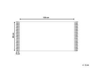 Teppich ARDAHAN 80 x 80 x 150 cm