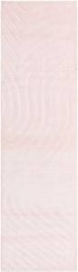 Tapis de passage Darya CCLXXXVII Rose foncé - Textile - 84 x 1 x 300 cm