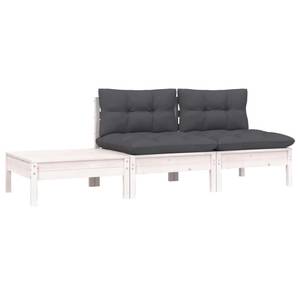 Garten-Lounge-Set (3-teilig) 3012138-16 Weiß